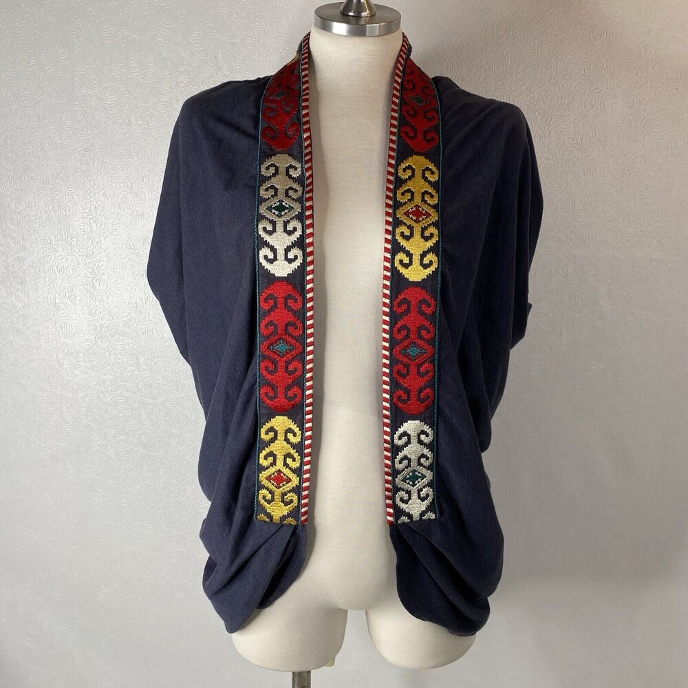 One September sz M Clemencia Open Front Cardigan